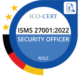 ICO-CERT_ISMS27001:2022_Security Officer_Logo