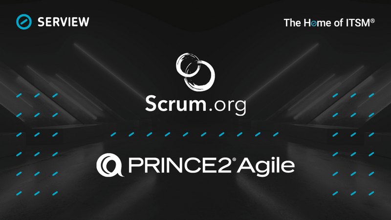 Scrum, Product Ownership, PRINCE2 Agile: How to Build a Shared Operating Model Infographic: Good to Know—Scrum.org & PRINCE2 Agile Logo