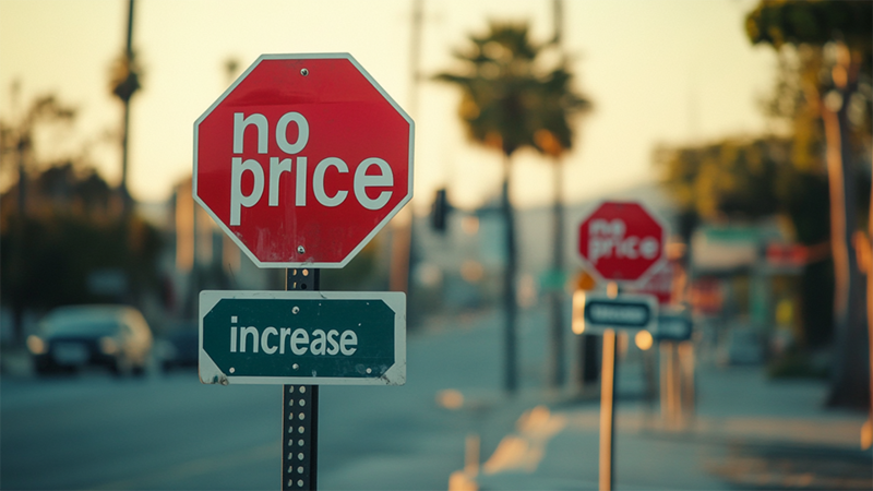 Graphic: "No Price" Sign
