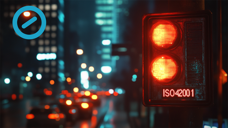 SERVIEW ISO 42001 Infographic with Traffic Light 